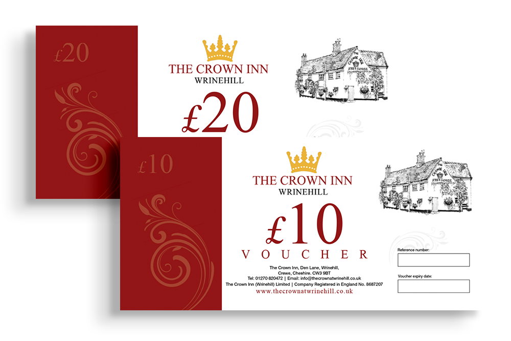 crown-inn-vouchers The Crown Inn £10 and £20 Gift Vouchers